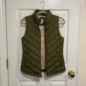 Dark green vest